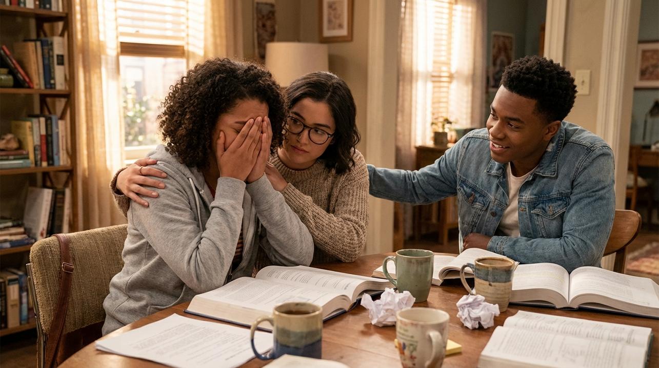 image about idiom in the same boat