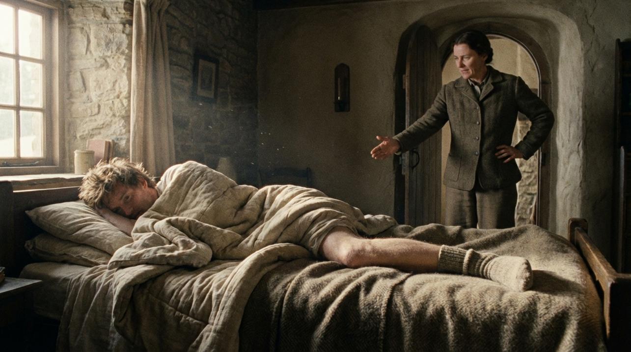 image about idiom to show a leg