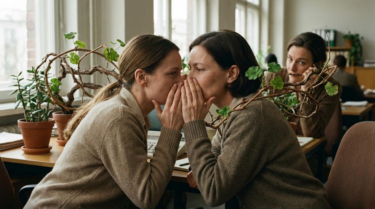 image about idiom on the grapevine