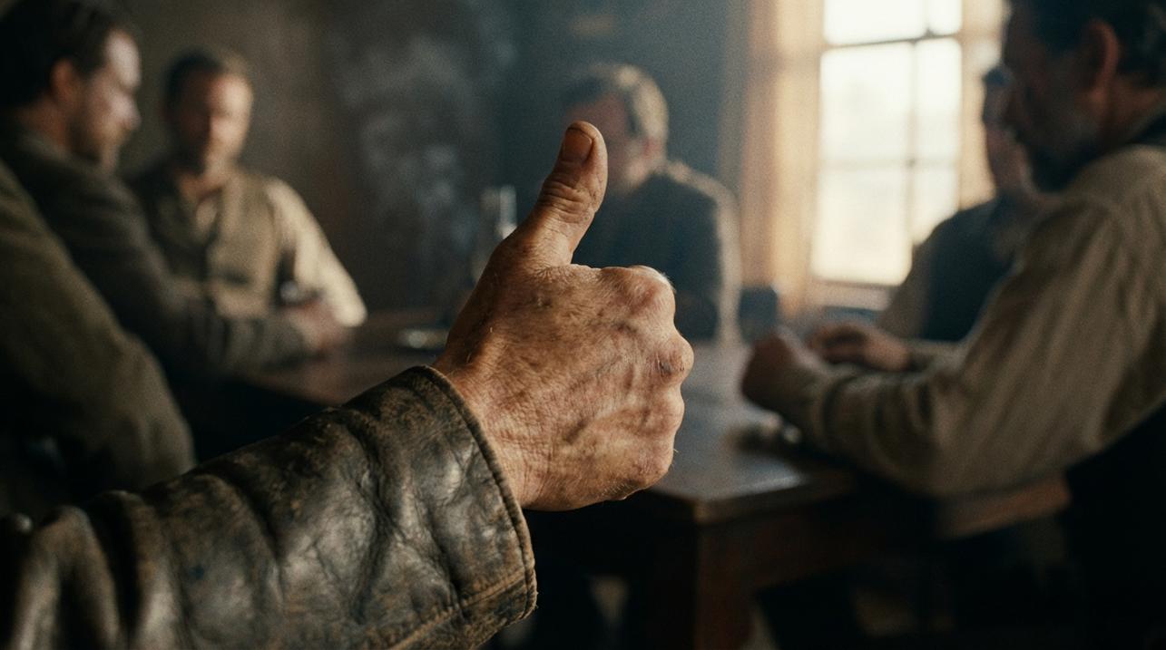 image about idiom thumbs up / down