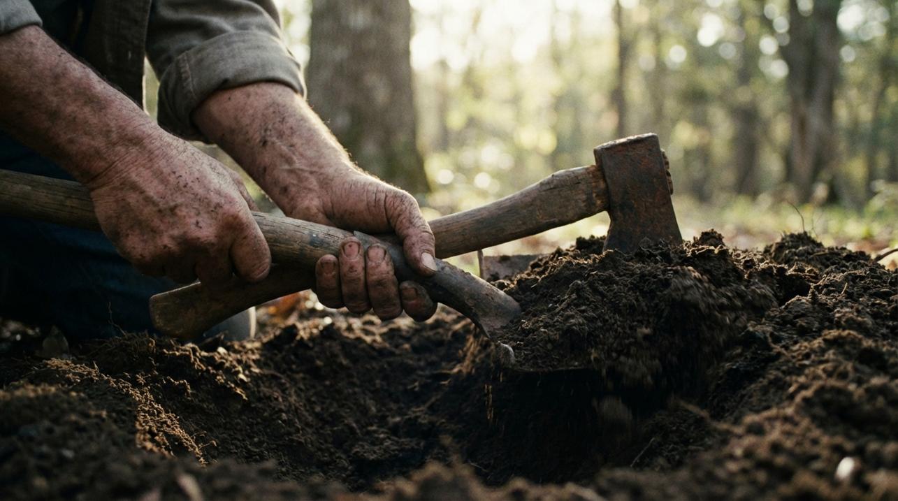 image about idiom to bury the hatchet