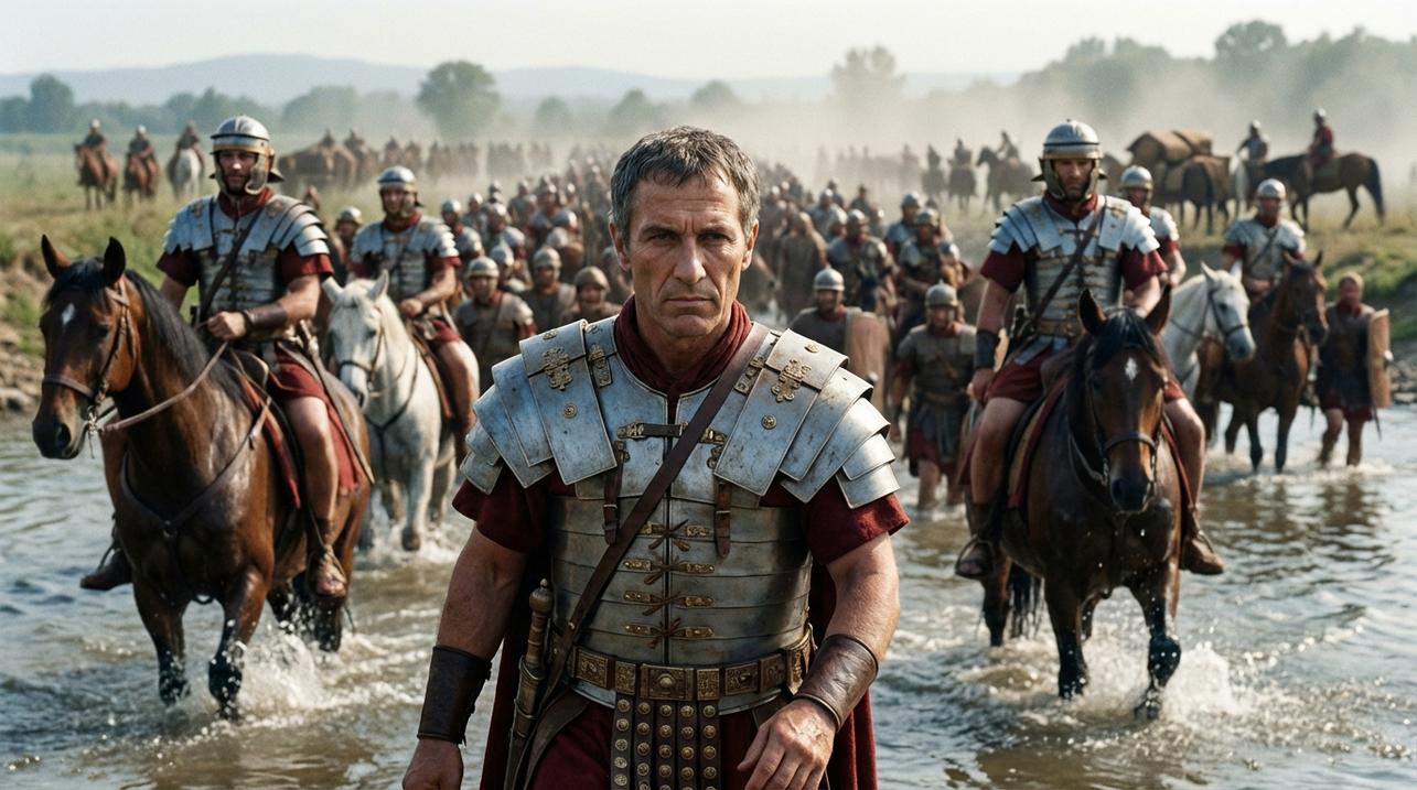 image about idiom to cross the Rubicon