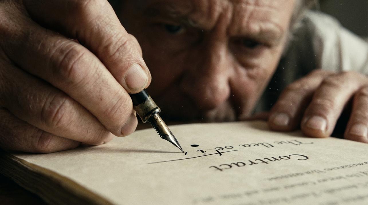 image about idiom to dot the is and cross the ts