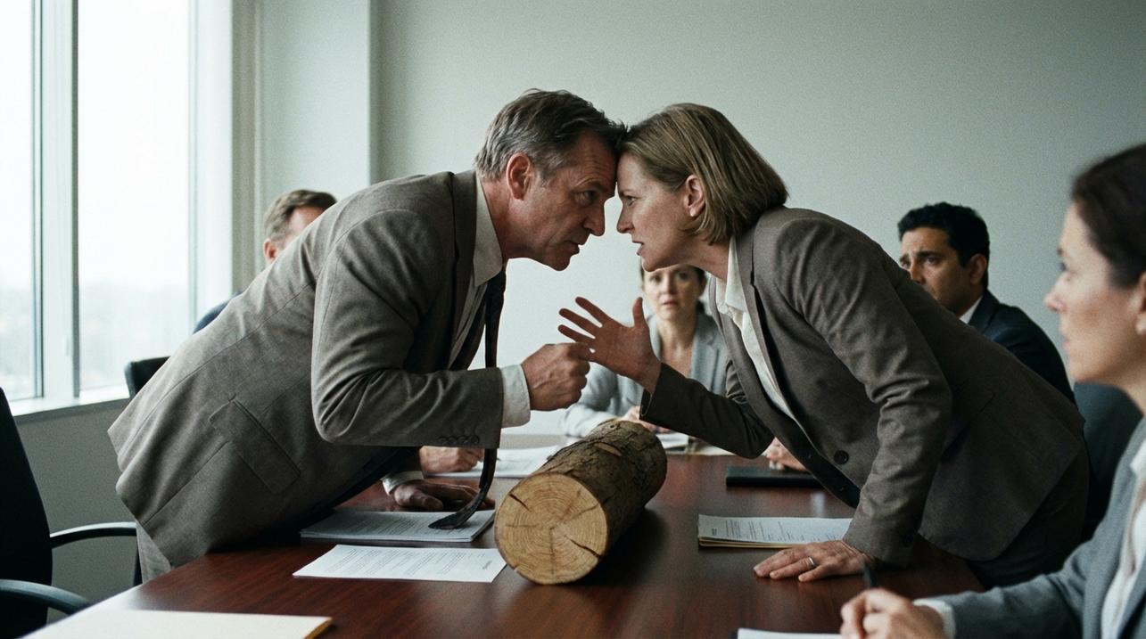 image about idiom at loggerheads