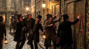 image about idiom to paint the town red